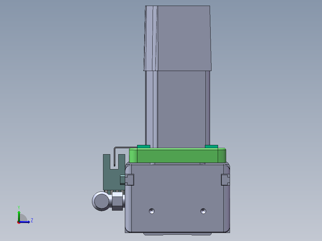 MCB同步带全封闭MCB6-BW-100W左视图