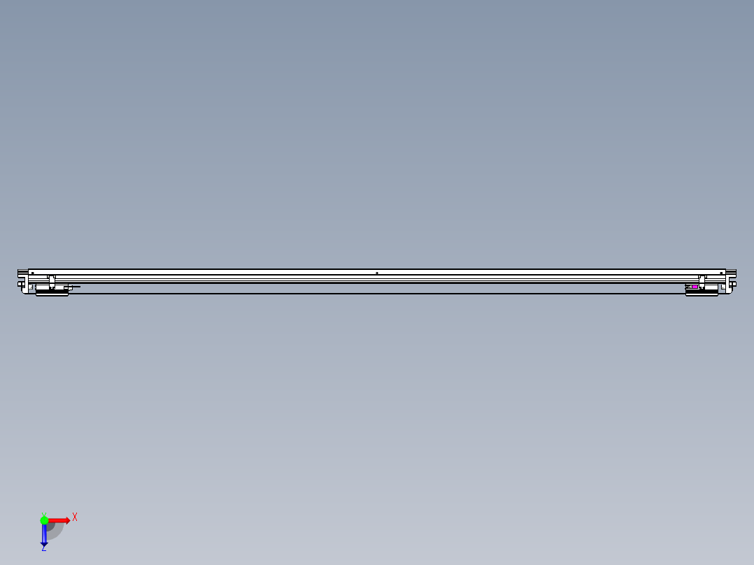 威洛博VL系列3d模型模组2VL17E1Y-S2050俯视图