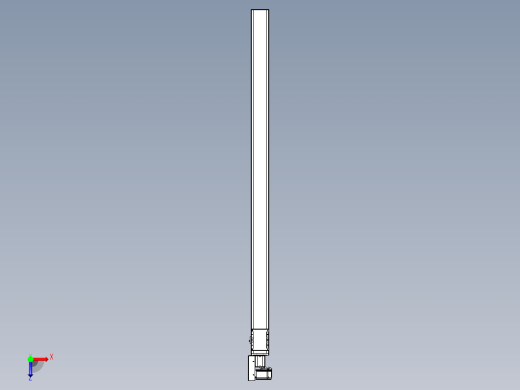 同步带全封闭直线模组TPA-HCB-105D-90-L1850-ML-Y-P20-N3俯视缩略图