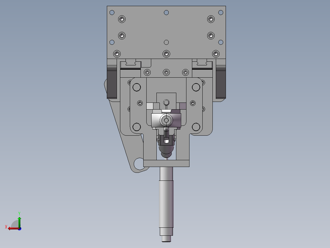 螺丝自动上料锁附后视图