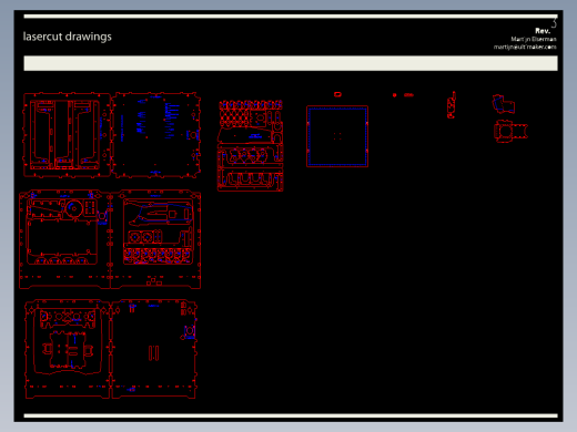 3D打印机Ulimaker LaserCut Files in 3D Sketchup Format