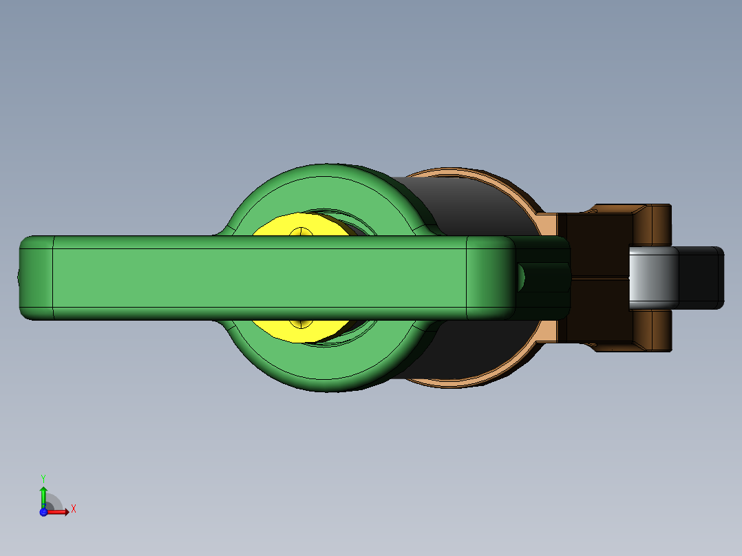 机械爪 3D图纸 (28)前视图