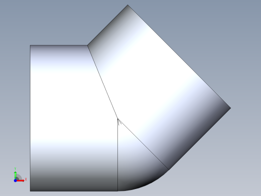 聚氯乙烯配件09-Sch80_45Elbow_FPTxFPT_819-020 _2in前视缩略图