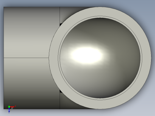 船舶管路系统SeaCor_90Elbow_SxS_37J106025_2.5in俯视缩略图