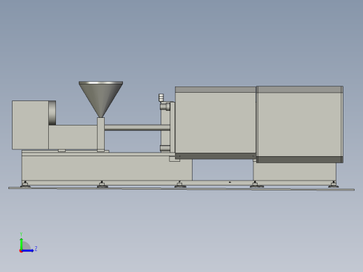 塑料加工机左视缩略图