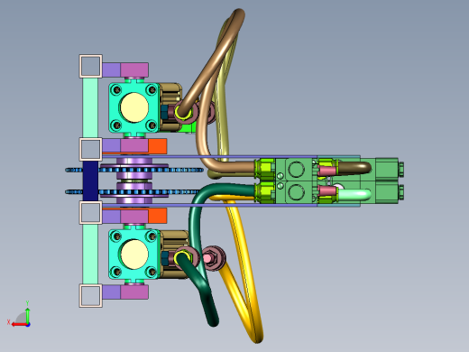 双气缸旋转输出机后视缩略图