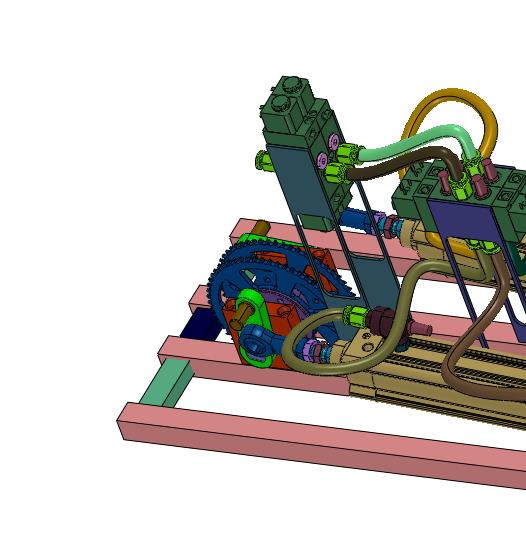 双气缸旋转输出机