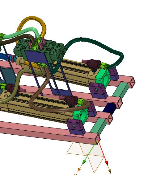 双气缸旋转输出机
