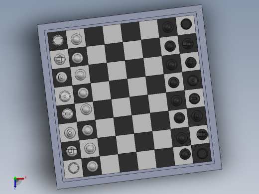 国际象棋套装俯视缩略图