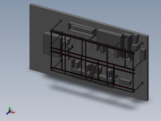 物流输送线KBK轨道主视缩略图