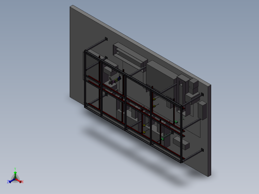物流输送线KBK轨道正等轴测缩略图