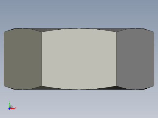 DIN934库 螺母前视缩略图