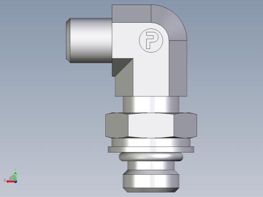 卡套式工业通用硬管接头EO_Adjustable_Locknut_elbow_WEE04LLM10X1OROMDCF后视缩略图