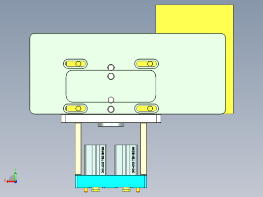 X3-CNC6笔记本CNC工装夹具三维模型dizuo-0730后视缩略图
