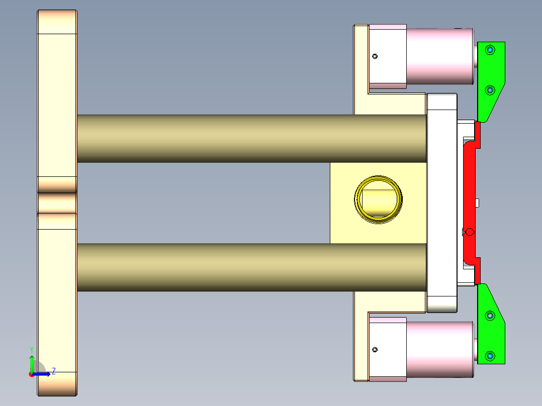 R4-CNC2-笔记本CNC工装夹具三维模型1026左视图