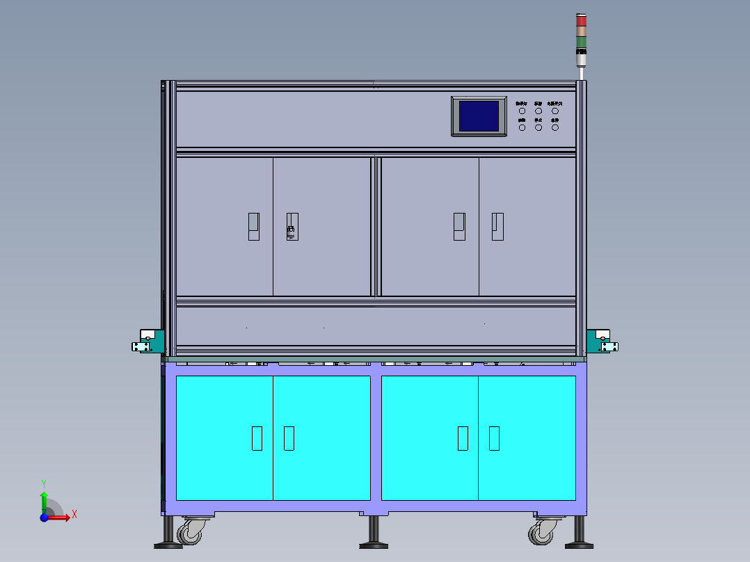 一种贴VHB胶设备sw18可编辑前视图