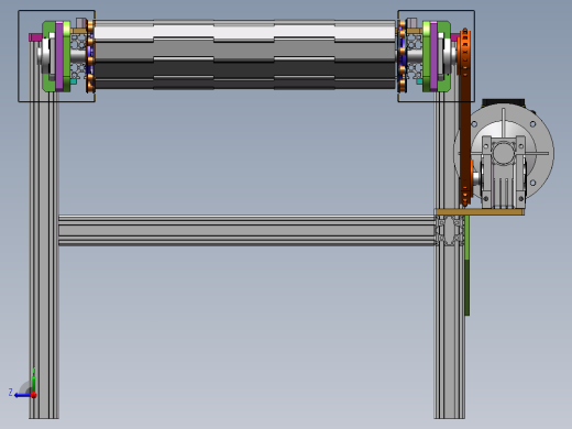 金属链板输送机sw18可编辑右视缩略图