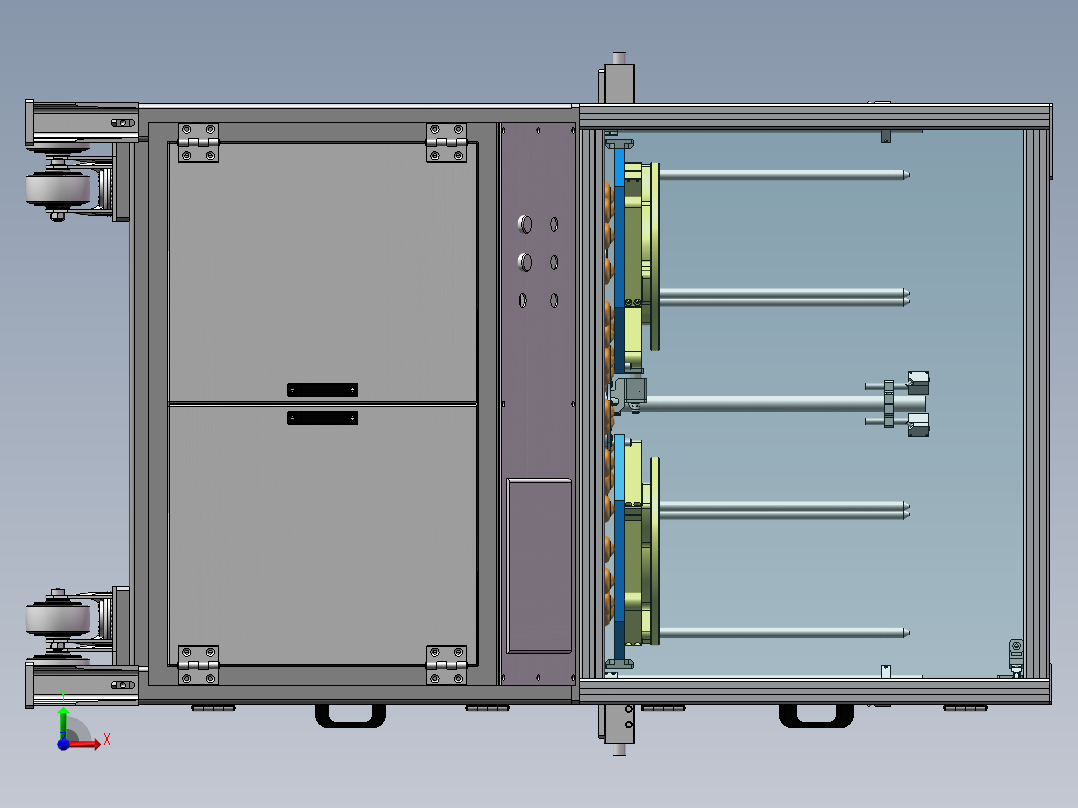 16工位环形料仓sw19可编辑前视图