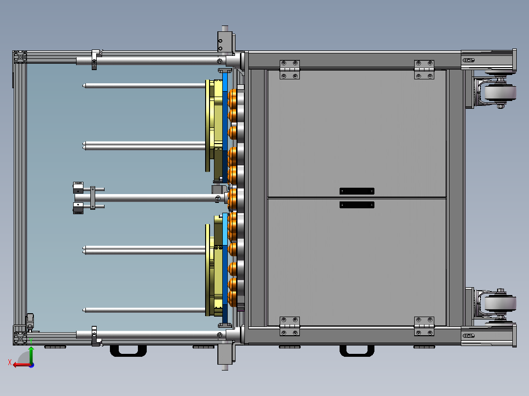 16工位环形料仓sw19可编辑后视图