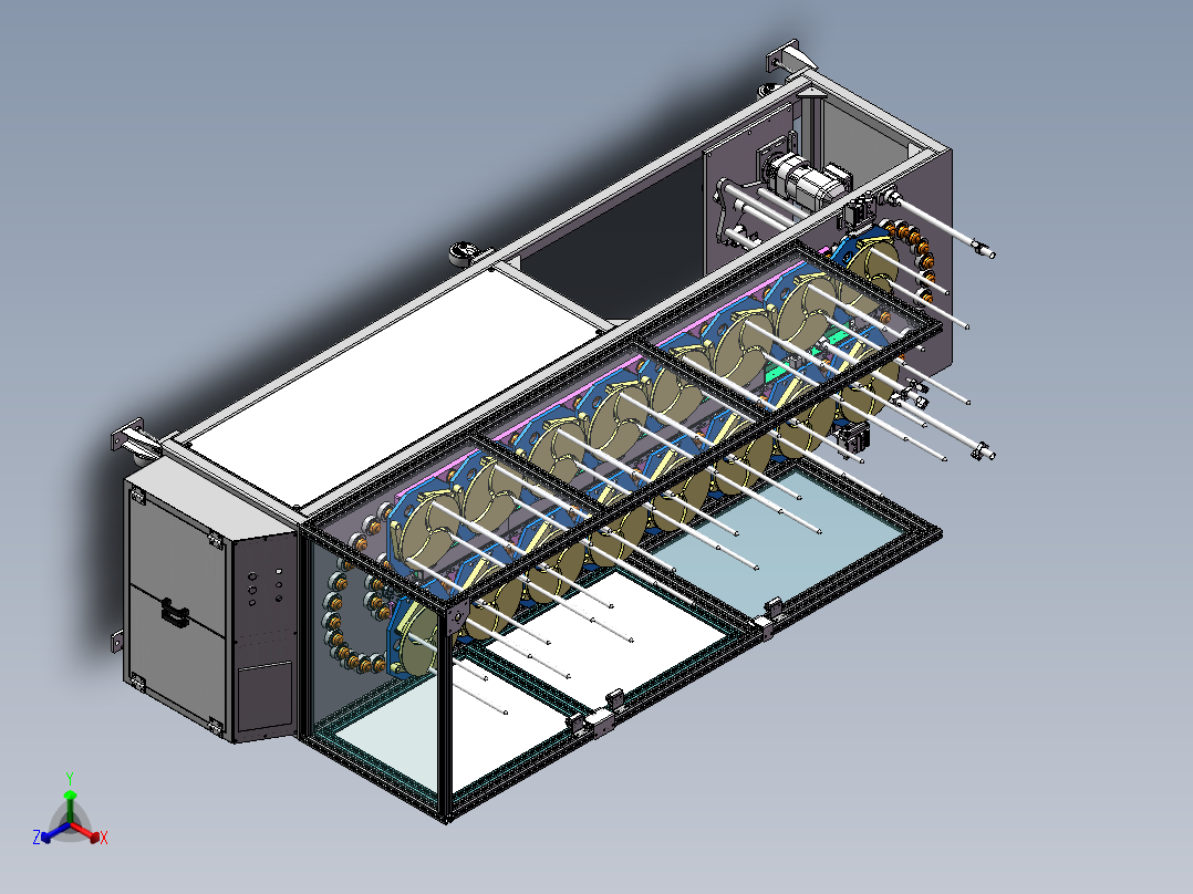 16工位环形料仓sw19可编辑正等轴测图