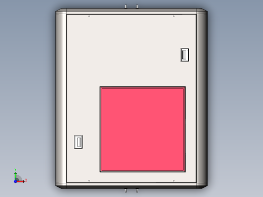 单箱风淋门3D前视缩略图