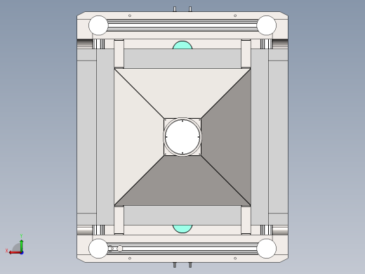 单箱风淋门3D后视缩略图