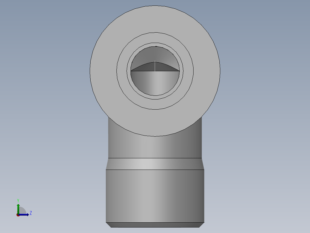 法兰接头、1DFS9-24-08左视图