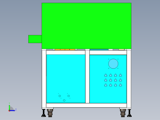 料带输送与切断设备设计左视缩略图