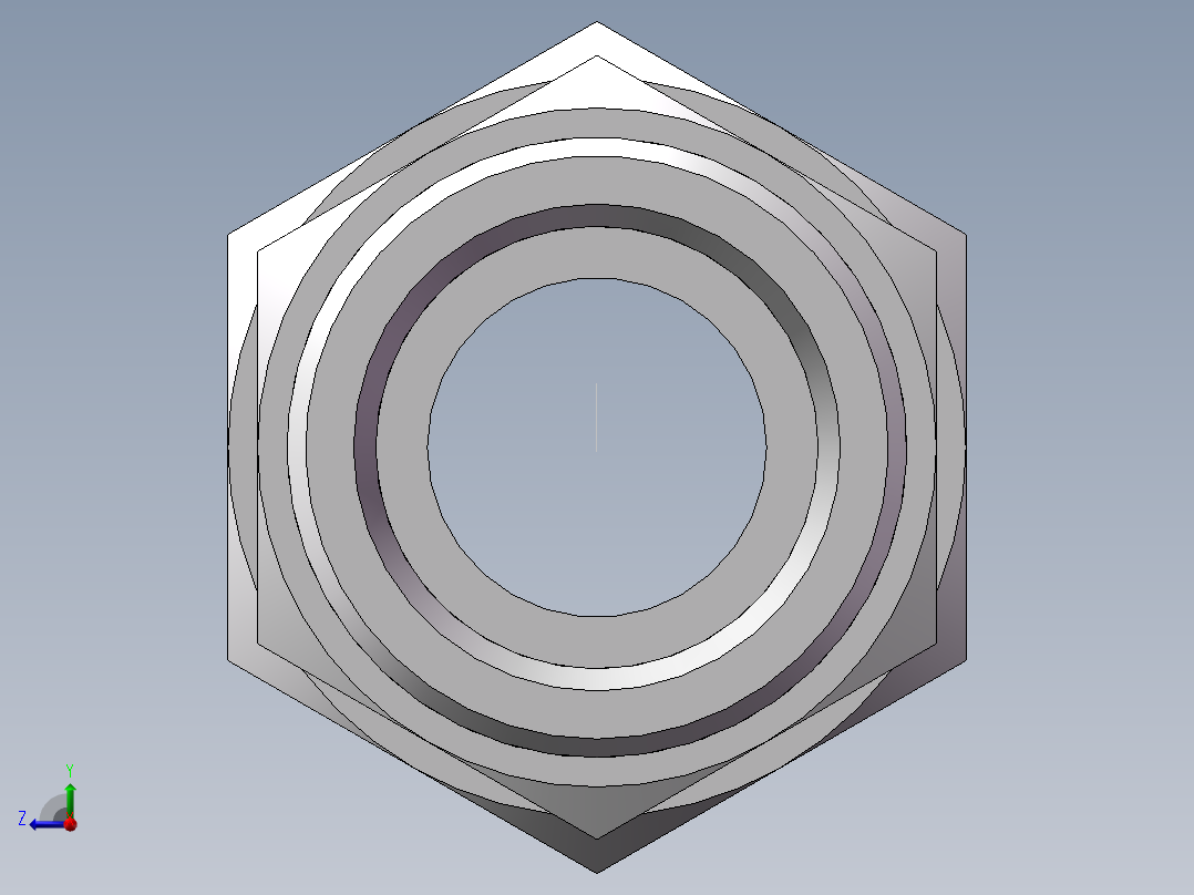 直通同径度接头、2C-42右视图