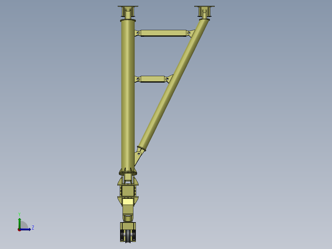 龙门架(20)左视图