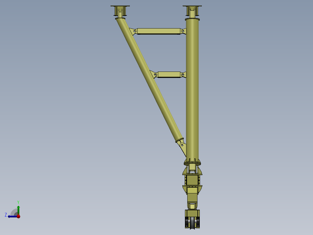 龙门架(20)右视图