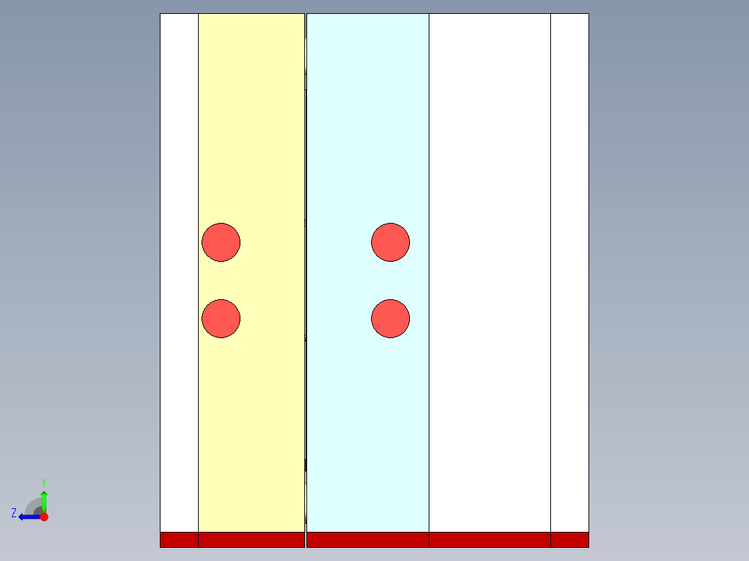 灯饰旋转支架（后模滑块）右视图