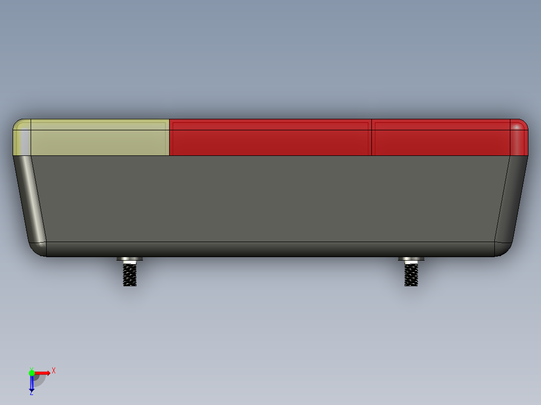 B2005115-拖车尾灯俯视图
