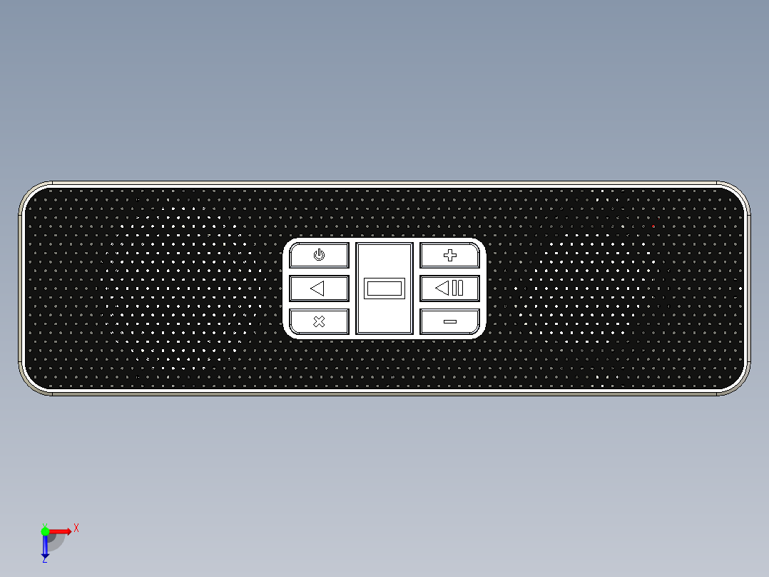 无线蓝牙音箱俯视图