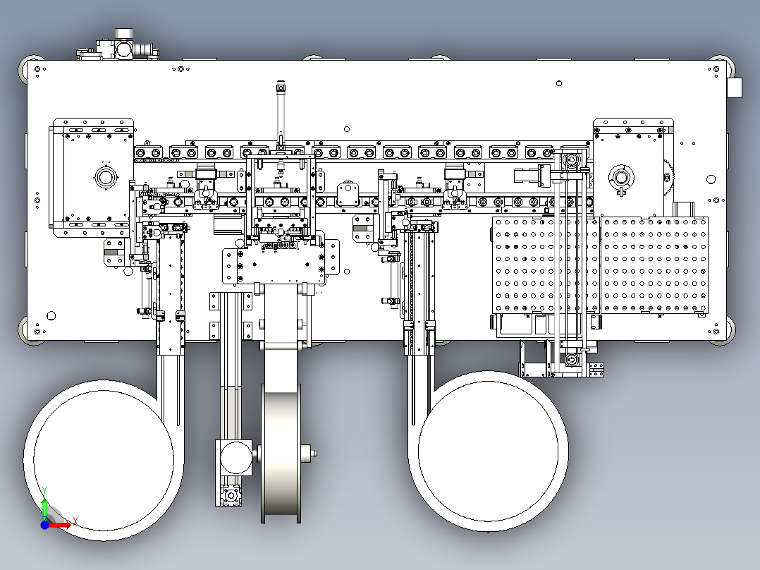 电磁阀组装机前视图