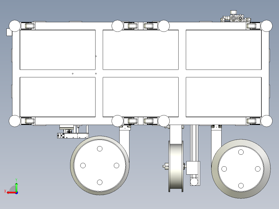 电磁阀组装机后视图