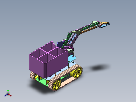 机器人搬运小车正等轴测缩略图