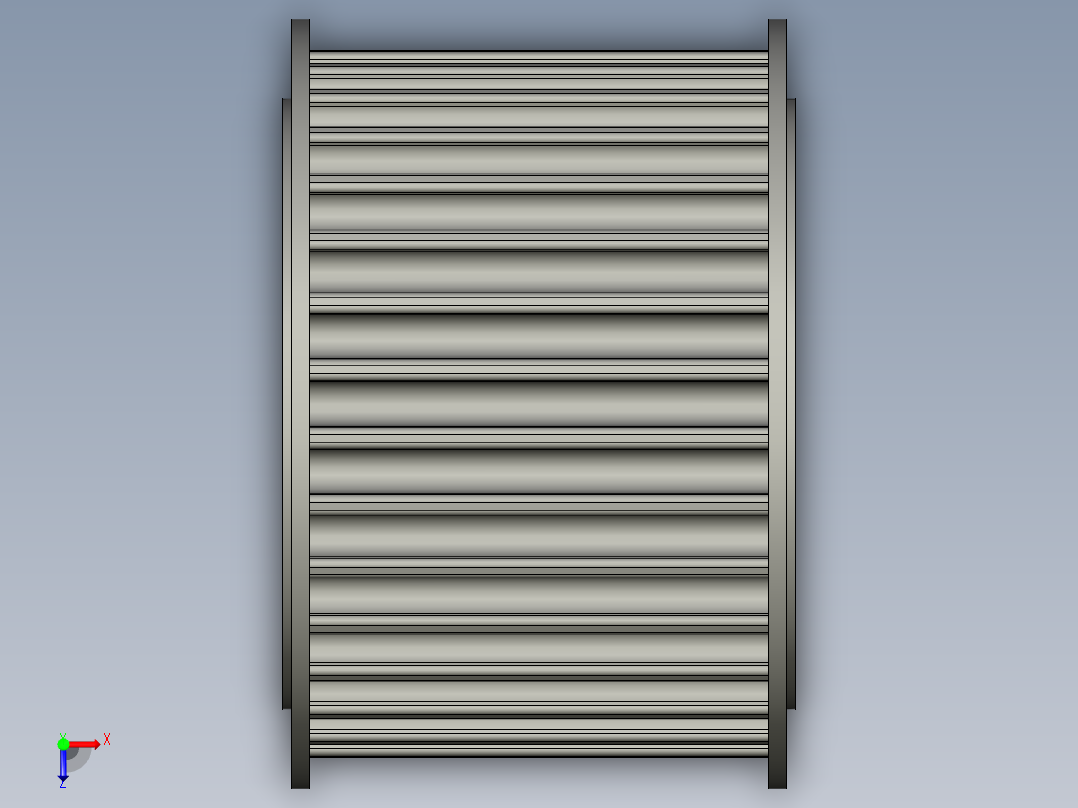 8M32齿50宽带轮俯视图