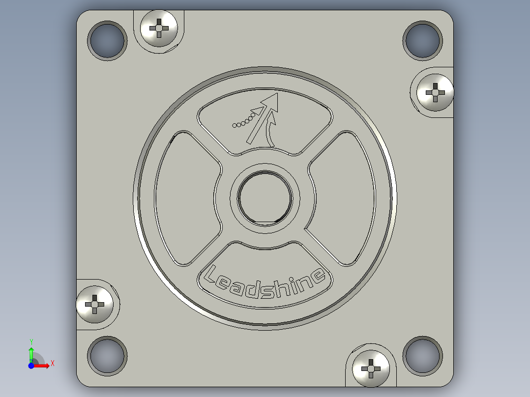 2-步进电机57CM23-YZ-CC前视图