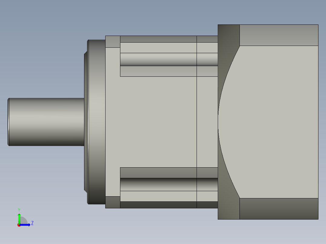 AB115-040-S2-P2减速机左视图