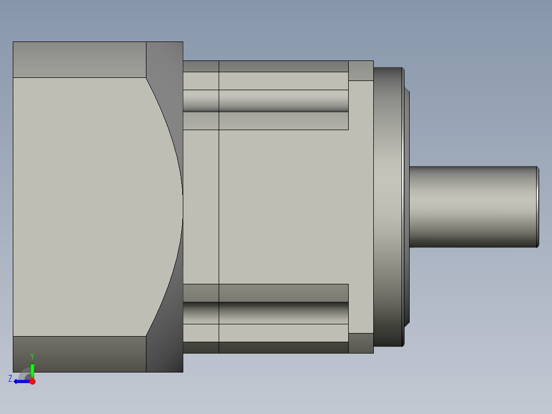 AB115-040-S2-P2减速机右视图
