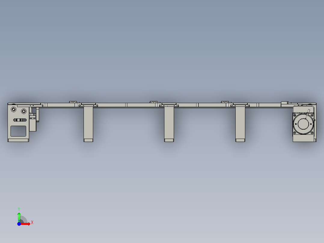 M02103-02-载具运送皮带前视图