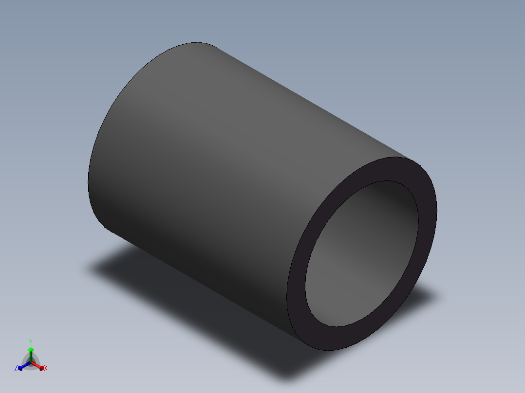 COUPLING__DN15_PN10_UPVC正等轴测图