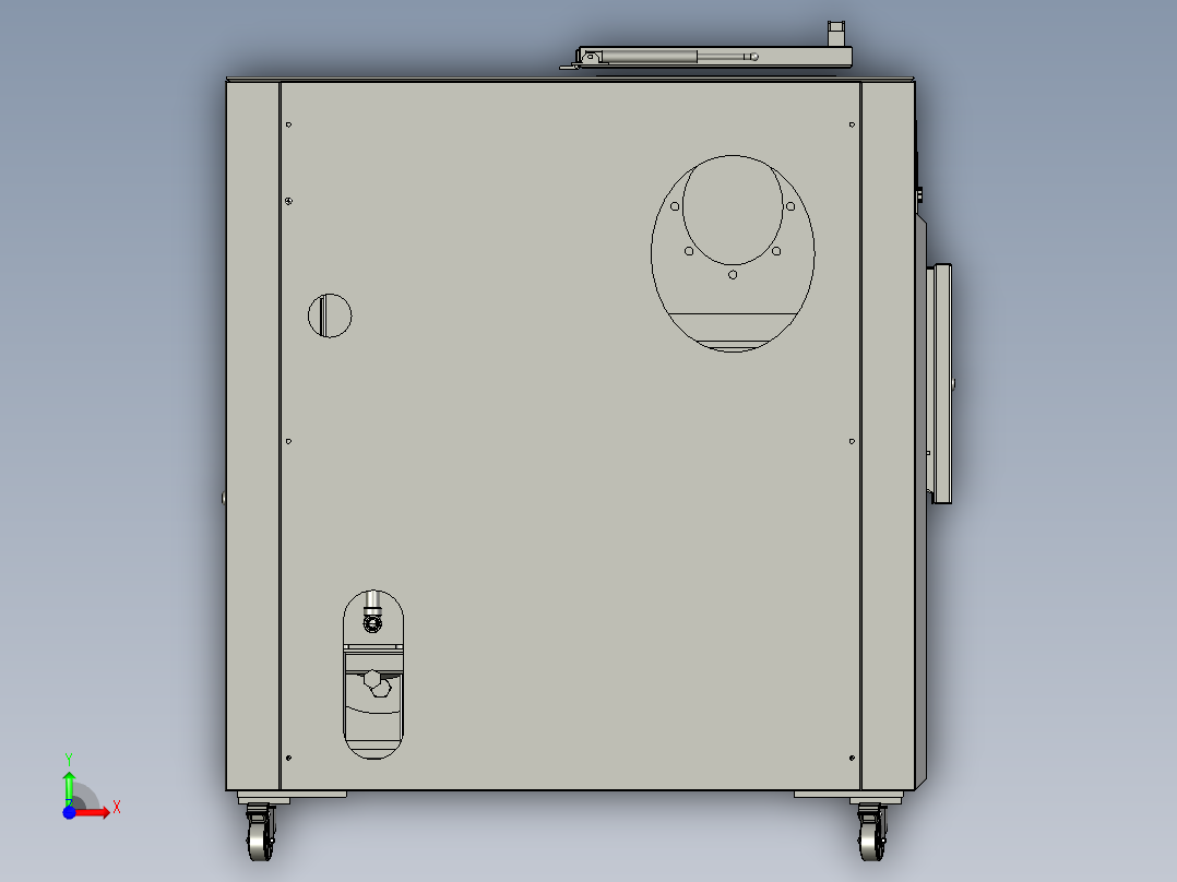 发酵槽模块前视图