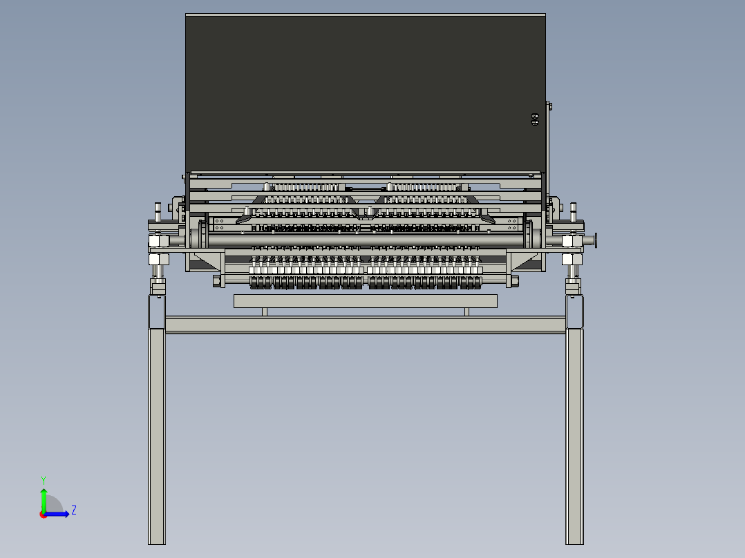 晶圆切割铺展机左视图