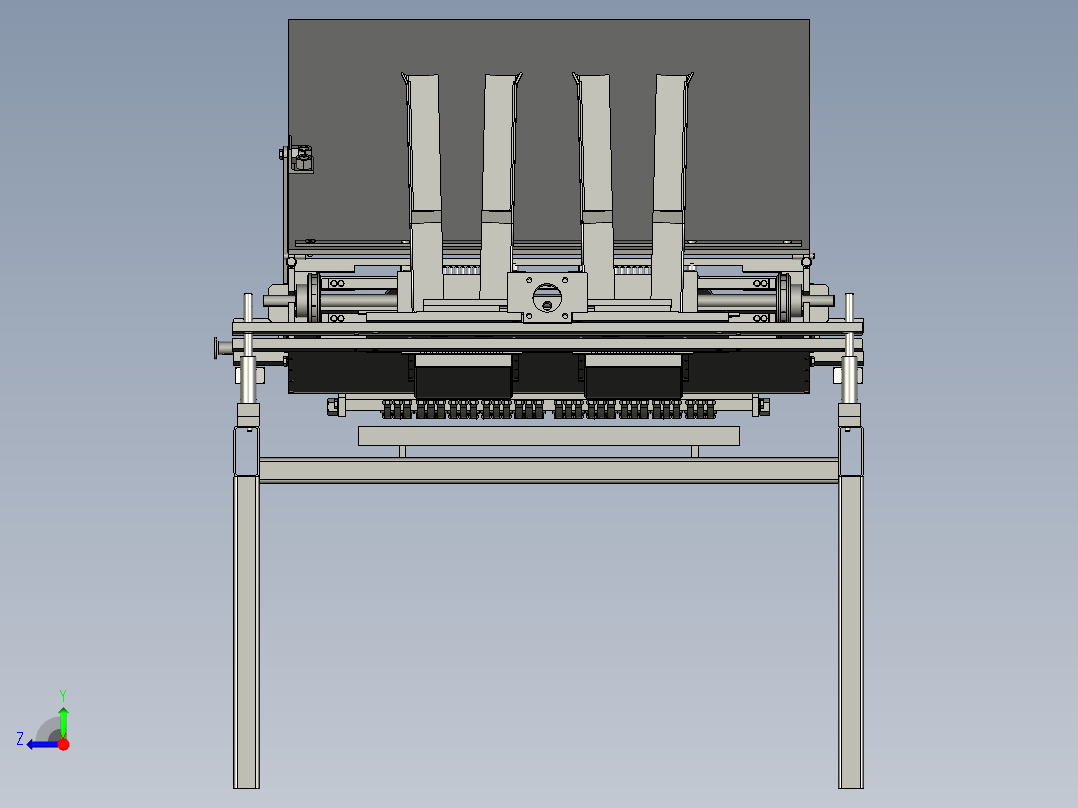 晶圆切割铺展机右视图