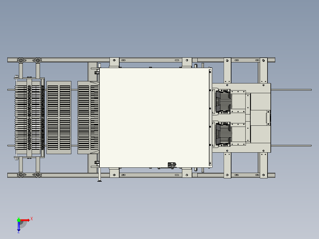 晶圆切割铺展机俯视图