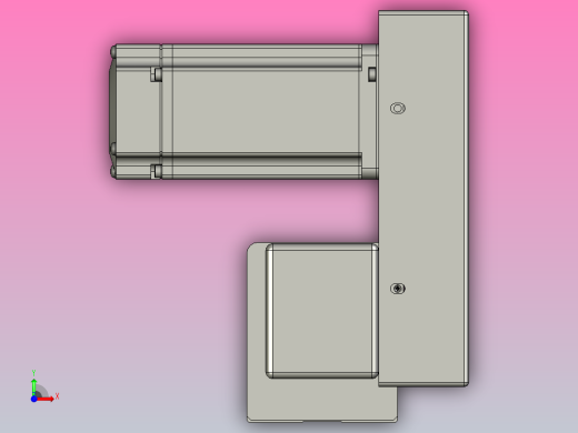 皮带直线轴半封闭可选导轨TPA-HNB-65S-90-L550-RU-Y-P10-N3前视缩略图