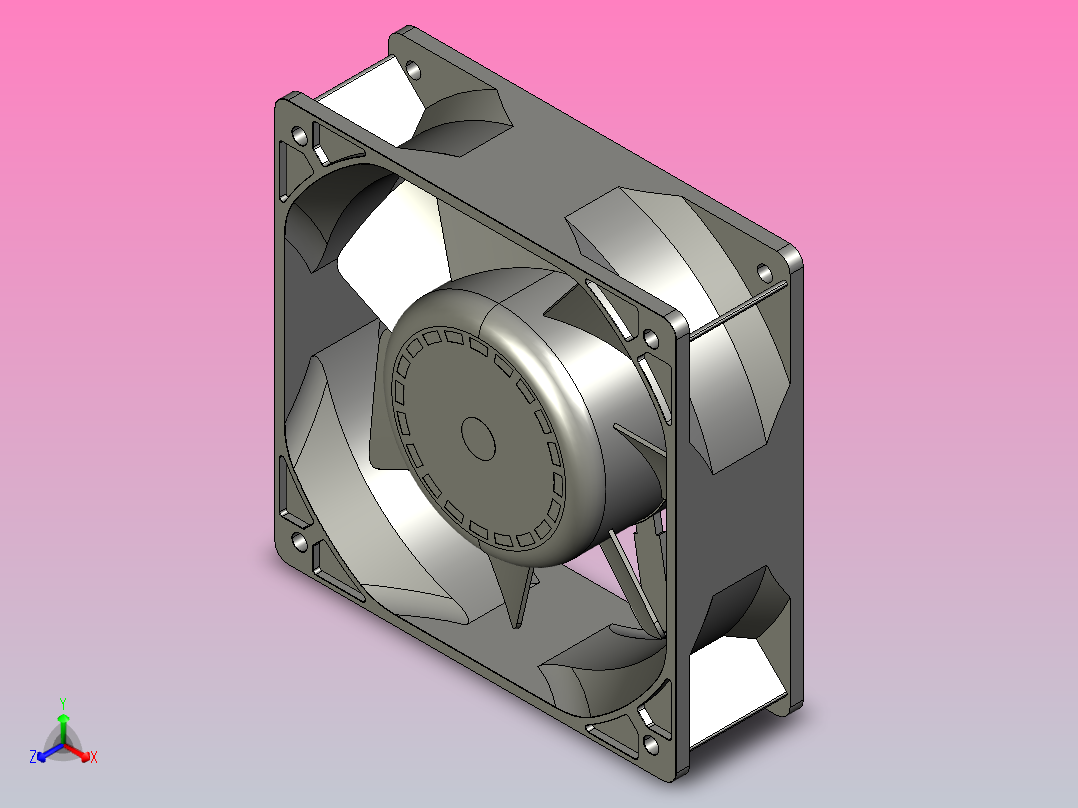 120×120×38mmN系列DC轴流风机╱DC轴流风扇[TX12038H24-N]主视图