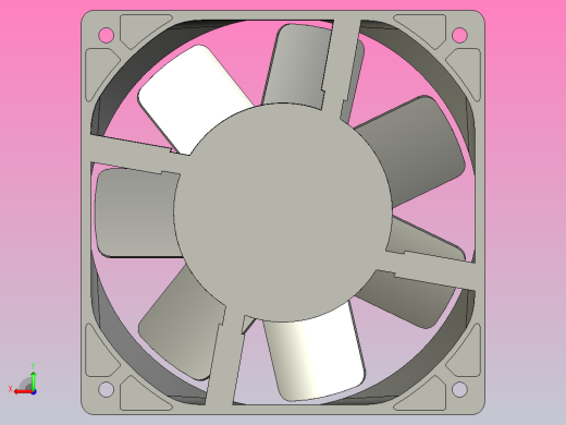 120×120×38mmN系列DC轴流风机╱DC轴流风扇[TX12038H24-N]后视缩略图